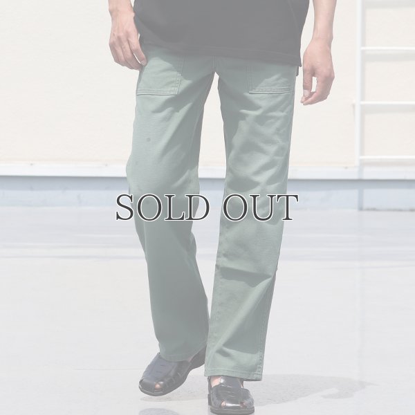 画像5: 日本国内加工リアルワーカー汚し仕上げ米国製別注バックサテンサファリトラウザー  / Audience