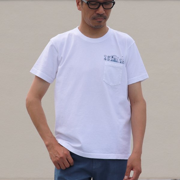 画像8: 【RE PRICE / 価格改定】Old Snoopy "Schulz-Comic" 7.1oz米綿丸胴オールドプリントクルーネックポケットT / Audience