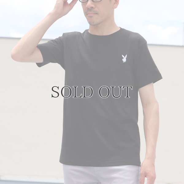 画像4: PLAY BOY”ラビットヘッド”刺繍ポケット付きTEE【Audience】
