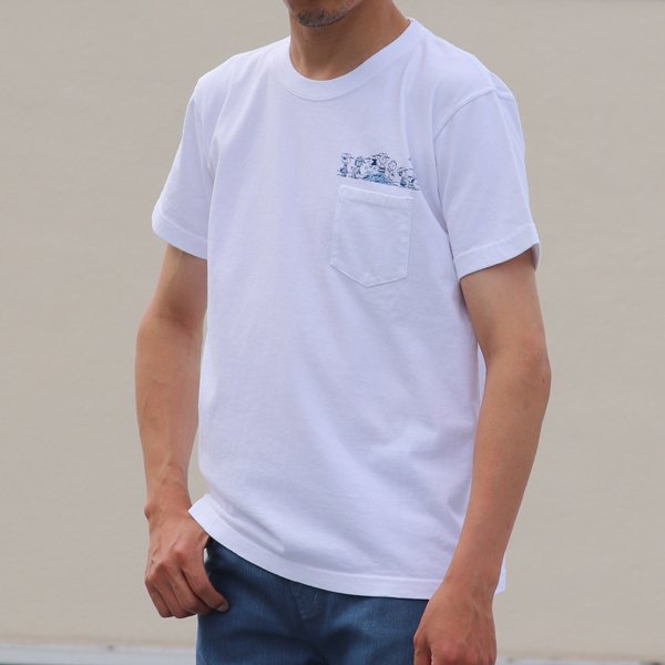 画像9: 【RE PRICE / 価格改定】Old Snoopy "Schulz-Comic" 7.1oz米綿丸胴オールドプリントクルーネックポケットT / Audience