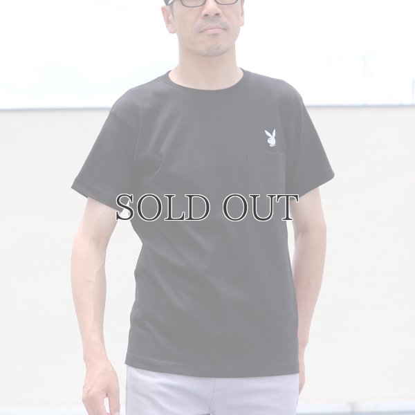 画像2: PLAY BOY”ラビットヘッド”刺繍ポケット付きTEE【Audience】