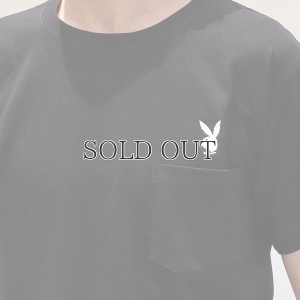 画像5: PLAY BOY”ラビットヘッド”刺繍ポケット付きTEE【Audience】