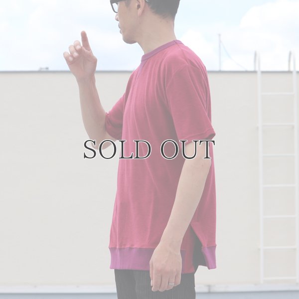 画像4: コットンパイル ガゼットスウェットオーバーサイズ サイドスリット S/S Tee【MADE IN JAPAN】『日本製』/ Upscape Audience