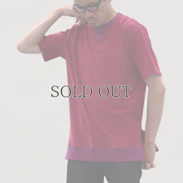 画像2: コットンパイル ガゼットスウェットオーバーサイズ サイドスリット S/S Tee【MADE IN JAPAN】『日本製』/ Upscape Audience