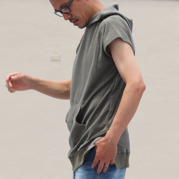 画像17: 【RE PRICE / 価格改定】コットンパイル プルパーカーキャップスリーブTEE【MADE IN JAPAN】『日本製』/ Upscape Audience