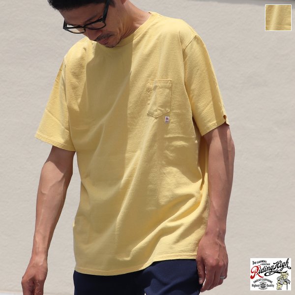 画像1: RIDING HI / STANDARD PACK POCKET TEE(R185-0103)【MADE IN JAPAN】『日本製』