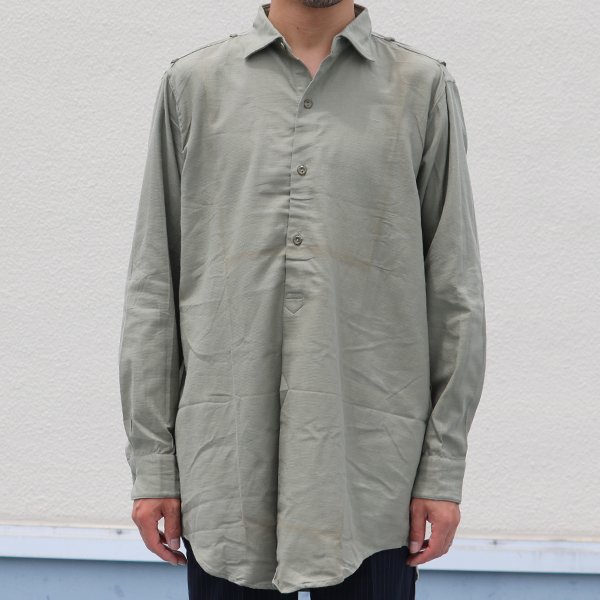 画像8: DEAD STOCK / Czech Army Sleeping Shirts (チェコ軍 60〜70年代 グランパ シャツ)