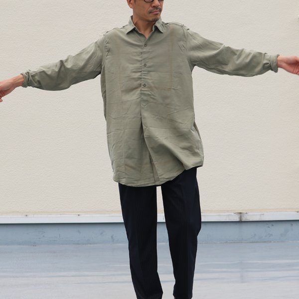 画像5: DEAD STOCK / Czech Army Sleeping Shirts (チェコ軍 60〜70年代 グランパ シャツ)