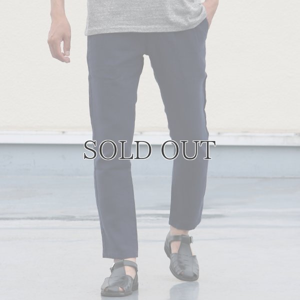 画像3: フレンチリネンナチュールドキャンバス2タックアンクルパンツ【MADE IN JAPAN】『日本製』 / Upscape Audience