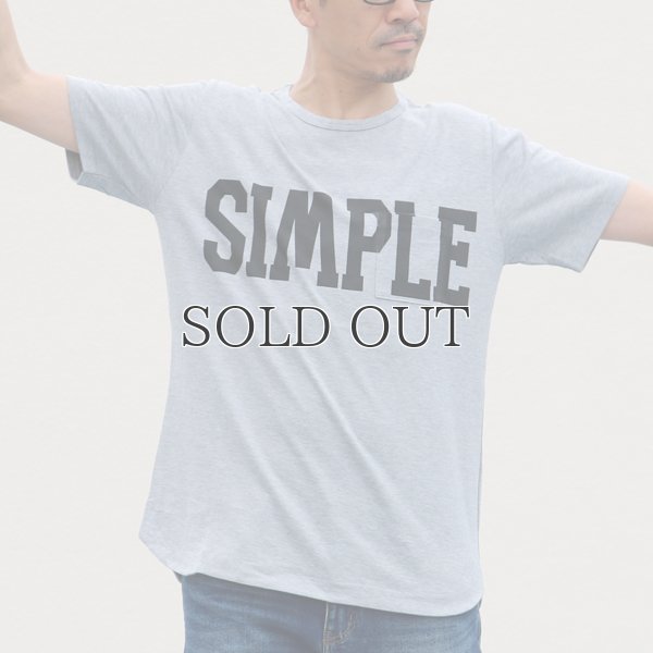 画像9: ラフィー天竺"SIMPLE"プリントポケット付きクルーネックT【MADE IN JAPAN】『日本製』/ Upscape Audience