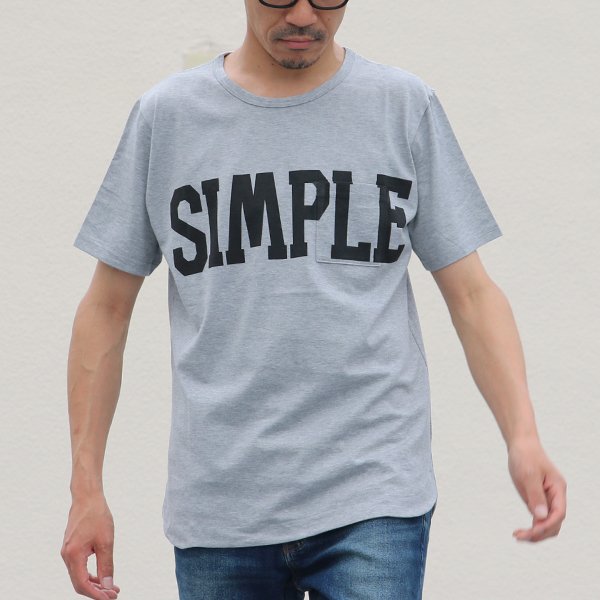 画像6: 【RE PRICE / 価格改定】ラフィー天竺"SIMPLE"プリントポケット付きクルーネックT【MADE IN JAPAN】『日本製』/ Upscape Audience