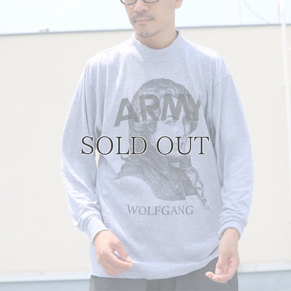 画像2: SOFFE /Army Mock neck Long Sleeve "Wolfgang" Print Remake