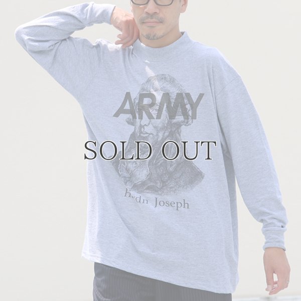 画像6: SOFFE /Army Mock neck Long Sleeve "Haydn Joseph" Print Remake