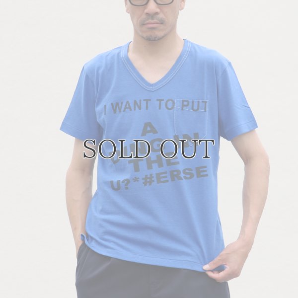 画像5: ラフィー天竺"WANT"Vネックポケット付きカットソー【MADE IN JAPAN】 / Upscape Audience