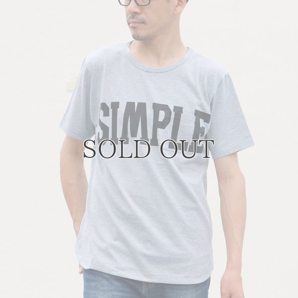 画像5: ラフィー天竺"SIMPLE"プリントポケット付きクルーネックT【MADE IN JAPAN】『日本製』/ Upscape Audience