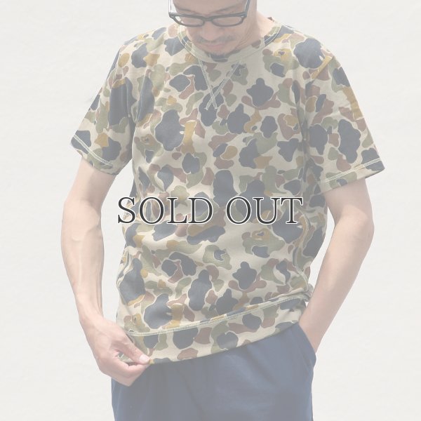 画像6: ダックカモプリント天竺クルーネック半袖スウェットシャツ【MADE IN JAPAN】『日本製』/ Upscape Audience