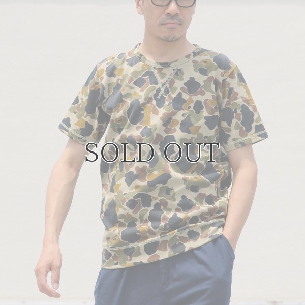 画像7: ダックカモプリント天竺クルーネック半袖スウェットシャツ【MADE IN JAPAN】『日本製』/ Upscape Audience