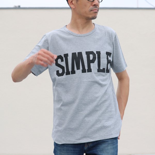 画像7: 【RE PRICE / 価格改定】ラフィー天竺"SIMPLE"プリントポケット付きクルーネックT【MADE IN JAPAN】『日本製』/ Upscape Audience