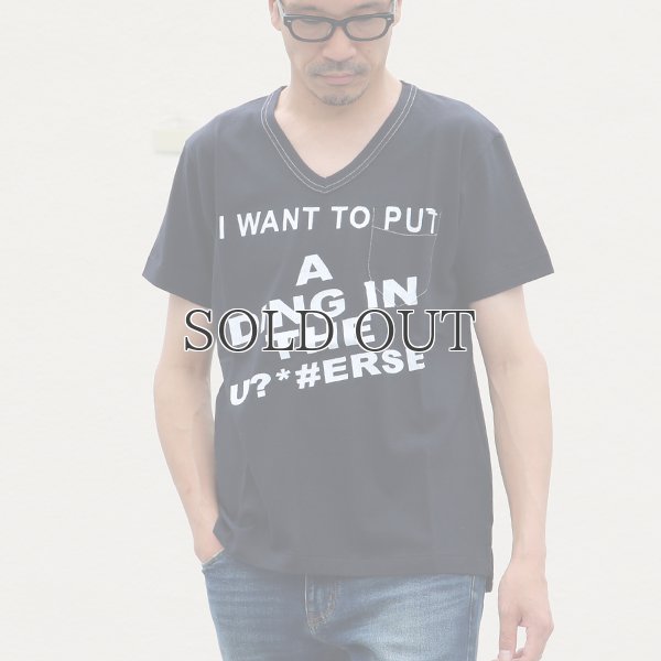 画像8: ラフィー天竺"WANT"Vネックポケット付きカットソー【MADE IN JAPAN】 / Upscape Audience