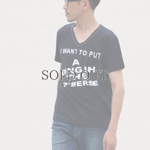 画像9: ラフィー天竺"WANT"Vネックポケット付きカットソー【MADE IN JAPAN】 / Upscape Audience