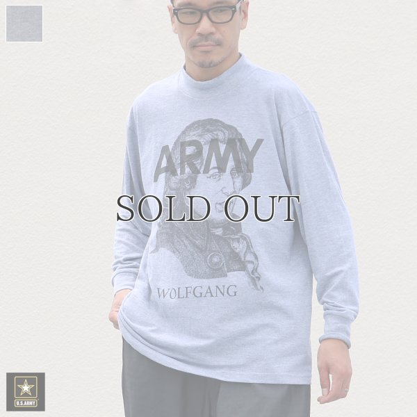 画像1: SOFFE /Army Mock neck Long Sleeve "Wolfgang" Print Remake