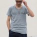 画像6:  UCLA"UCLA"ロゴ三素材混カレッジプリント半袖VネックTシャツ / Audience