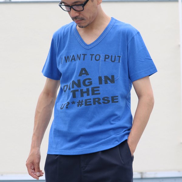 画像6: 【RE PRICE / 価格改定】 ラフィー天竺"WANT"Vネックポケット付きカットソー【MADE IN JAPAN】 / Upscape Audience