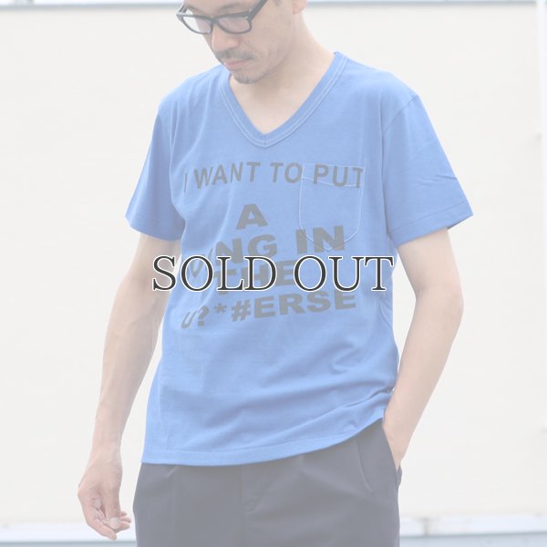 画像6: ラフィー天竺"WANT"Vネックポケット付きカットソー【MADE IN JAPAN】 / Upscape Audience