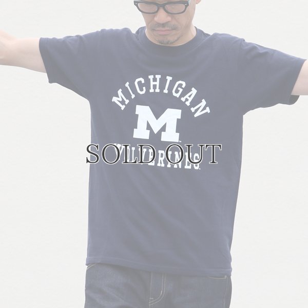 画像5: MICHIGAN "MICHIGAN M WOLVERINES" C/N S/S 6.6oz オールドプリントT / Audience