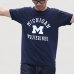 画像2: 【RE PRICE / 価格改定】MICHIGAN "MICHIGAN M WOLVERINES" C/N S/S 6.6oz オールドプリントT / Audience (2)