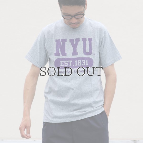 画像4: NEW YORK UNIVERSITY"NYU EST.1831"C/N S/S 6.6oz オールドプリントT / Audience