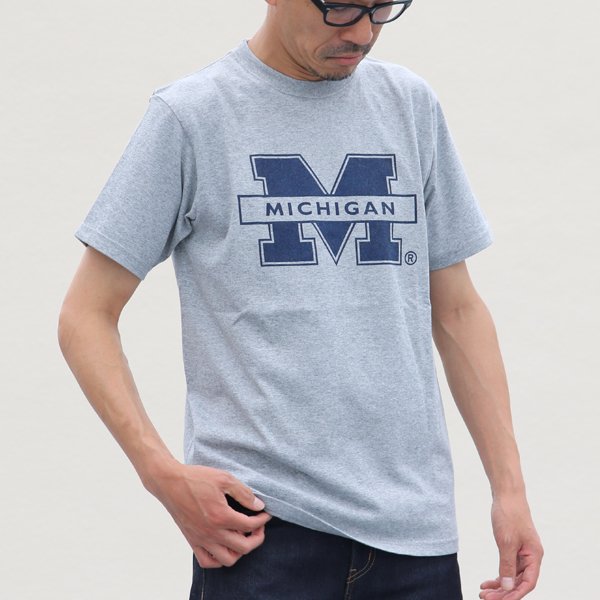 画像8: 【RE PRICE / 価格改定】MICHIGAN "M" C/N S/S 6.6oz オールドプリントT / Audience