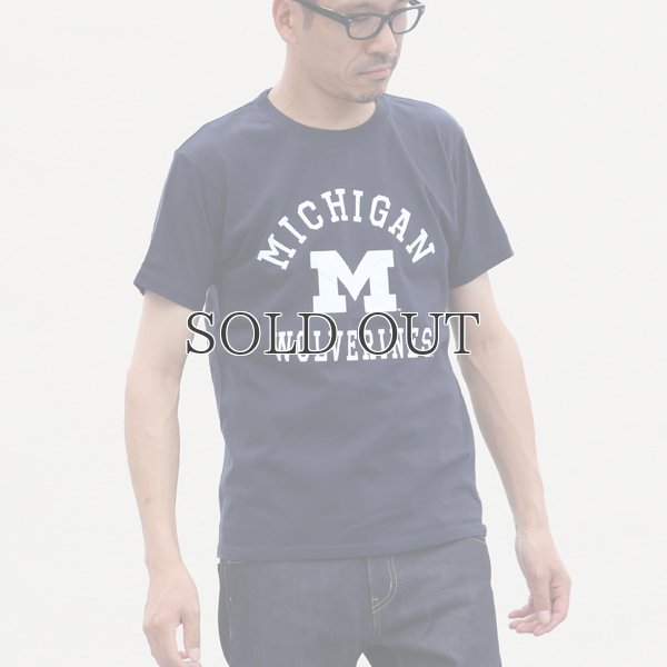 画像6: MICHIGAN "MICHIGAN M WOLVERINES" C/N S/S 6.6oz オールドプリントT / Audience
