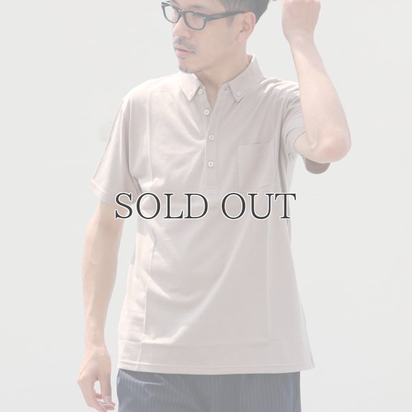 画像4: コーマ天竺ポケ付 チビ衿ボタンダウンポロシャツ【MADE IN JAPAN】『日本製』/ Upscape Audience