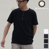 【RE PRICE / 価格改定】JPSダブルニットクルーネックヘンリー半袖Tシャツ【MADE IN JAPAN】『日本製』/ Upscape Audience