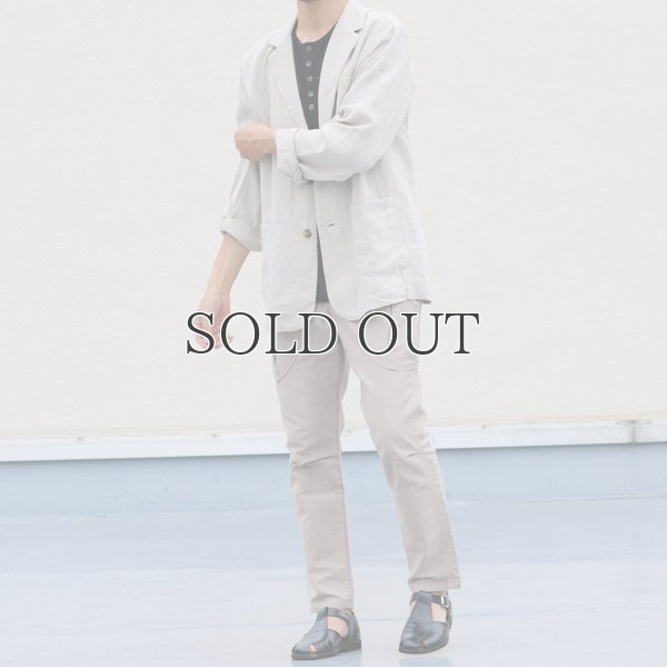 画像9: French Linen(フレンチリネン)ナチュールドキャンバス2Bジャケット【MADE IN JAPAN】『日本製』/ Upscape Audience