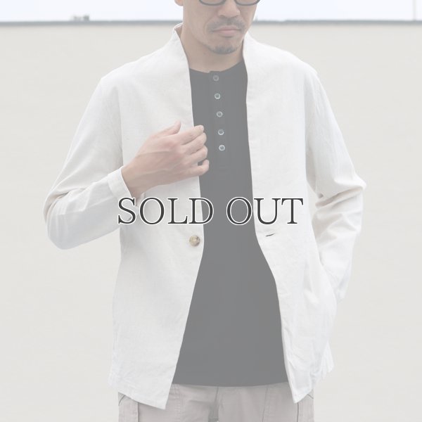画像3: 綿麻キャンバス1Bカラーレス_jacket【MADE IN JAPAN】『日本製  / Upscape Audience