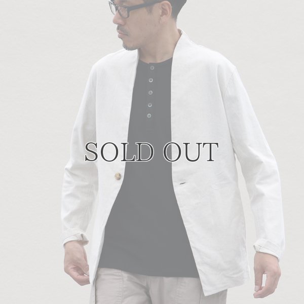画像6: 綿麻キャンバス1Bカラーレス_jacket【MADE IN JAPAN】『日本製  / Upscape Audience