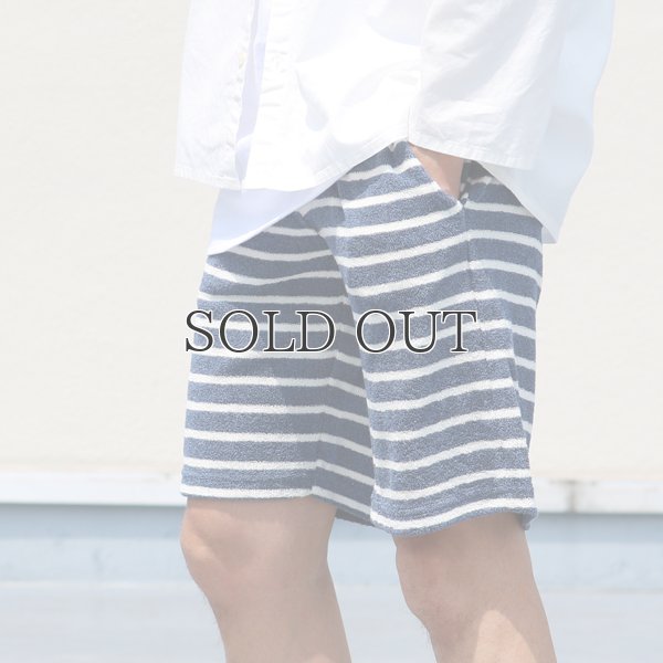 画像10: イズミールコットンパイルボーダーイージーショーツ【MADE IN JAPAN】『日本製』/ Upscape Audience