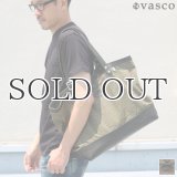 デッドストックレインカモテント生地×Leather Travel Tote Bag 【送料無料】 / Upscape Audience VASCO