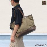 デッドストックレインカモテント生地×Leather Travel Tote Bag 【送料無料】 / Upscape Audience VASCO