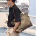 画像13: デッドストックレインカモテント生地×Leather Travel Tote Bag 【送料無料】 / Upscape Audience VASCO