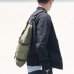 画像13: VASCO デッドストックレインカモテント生地×Leather Fishing Shoulder Bag 【送料無料】 / Upscape Audience