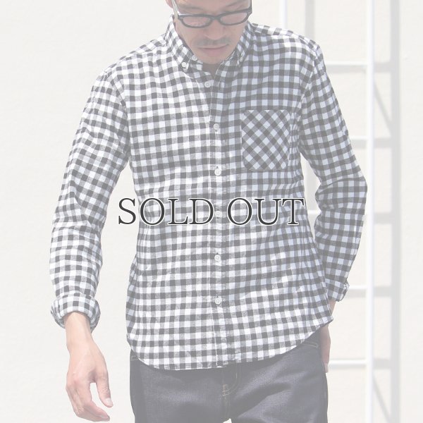 画像7: 【価格改定/RE PRICE】フランネルチェックチビ衿ボタンダウン長袖_Shirts【MADE IN JAPAN】『日本製』/ Upscape Audience