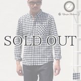 【価格改定/RE PRICE】フランネルチェックチビ衿ボタンダウン長袖_Shirts【MADE IN JAPAN】『日本製』/ Upscape Audience