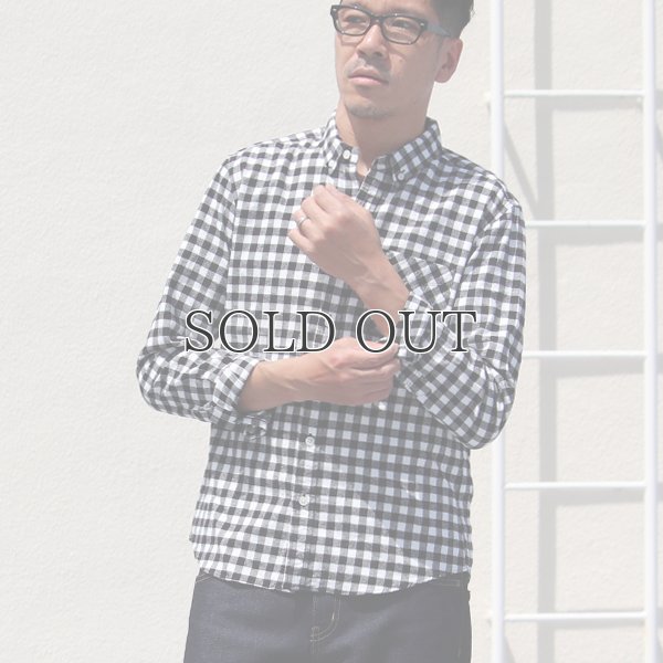 画像4: 【価格改定/RE PRICE】フランネルチェックチビ衿ボタンダウン長袖_Shirts【MADE IN JAPAN】『日本製』/ Upscape Audience
