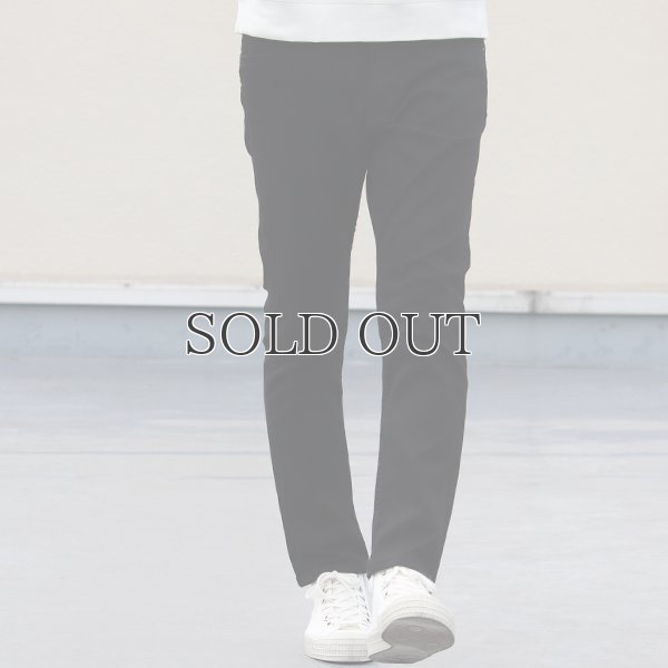 画像3: 黒×黒ストレッチデニム アンクルパンツ / Audience