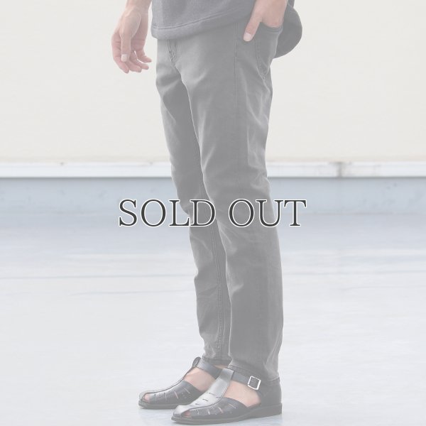 画像6: 黒×黒ストレッチデニム アンクルパンツ / Audience