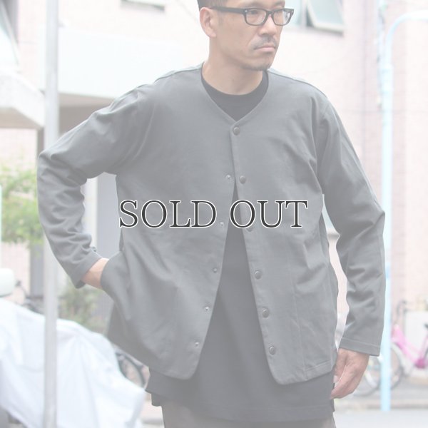 画像3: VORTEX(MVS天竺)ノーカラースナップジャケット【MADE IN JAPAN】『日本製』 / Upscape Audience