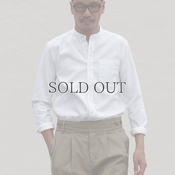 画像3: バンドカラー長袖シャツ【MADE IN JAPAN】『日本製』/ Upscape Audience